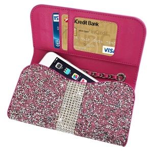 Jewelry  Purse Case Pouch In Pink iPhone Xs Max